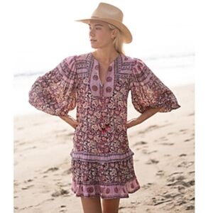 Bell Amelia Mini Dress In Pink Multi S